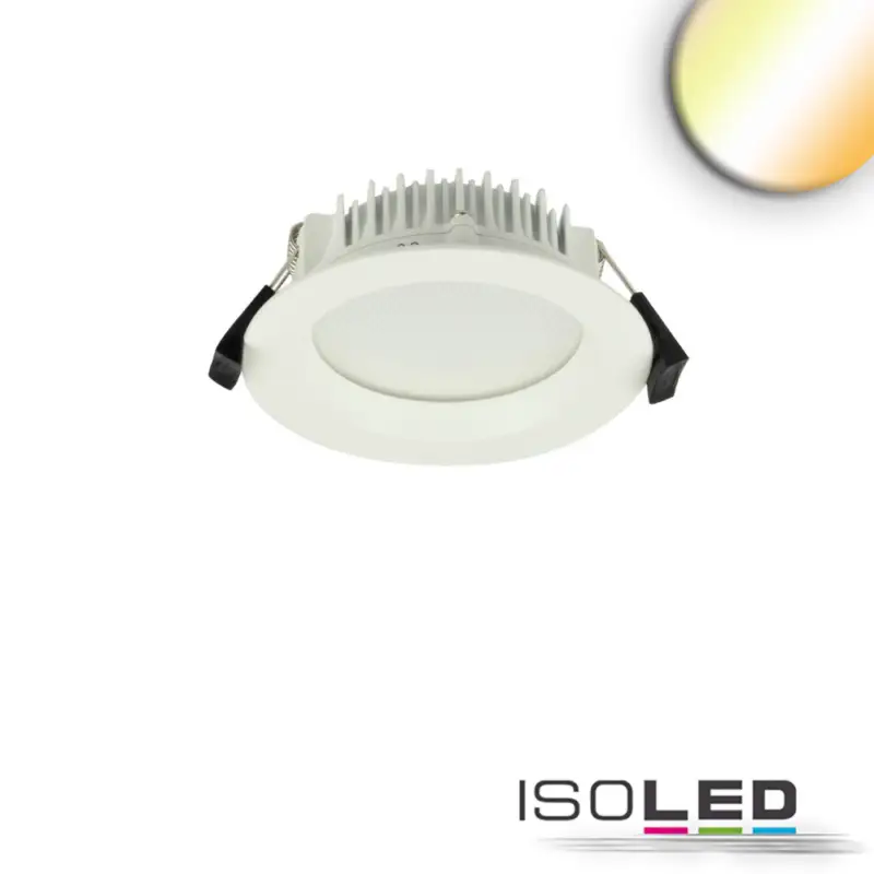LED-es lefelé világító lámpa csökkentett káprázással, 13W, kerek, DN110, CRI90, színváltó 3000|3500|4000K, dimmelheto Biztonságos fizetés