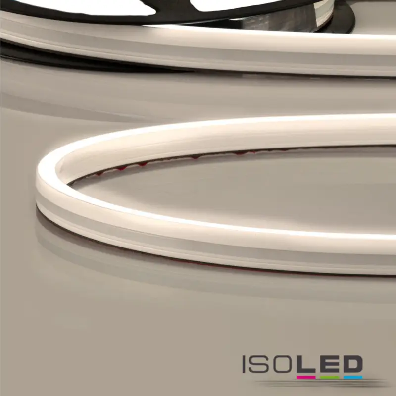 LED Neon flexibilis szalag 6512, 24V, 14.4W, IP66, 3000K, 140 LED/m, incl. szereloklipsz Népszerű
