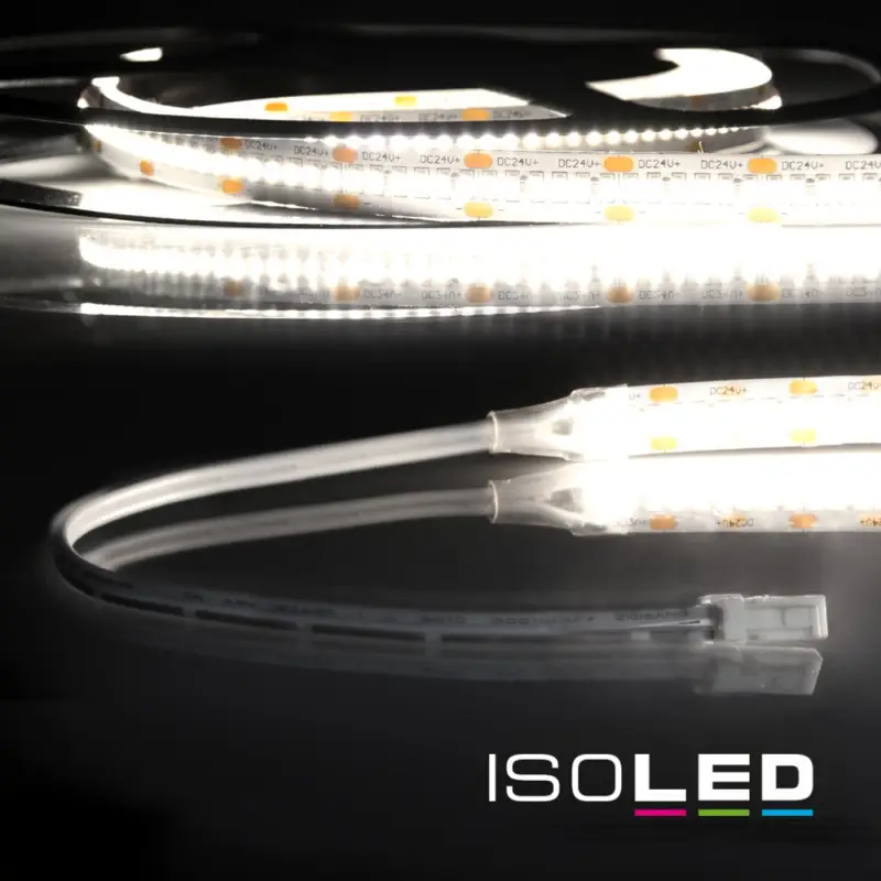 LED CRI940 MiniAMP flex. szalag, 24V, 6W, IP20, 4000K, 120cm, kétoldalas 30cm kábel + maleAMP Kedvezményes ár