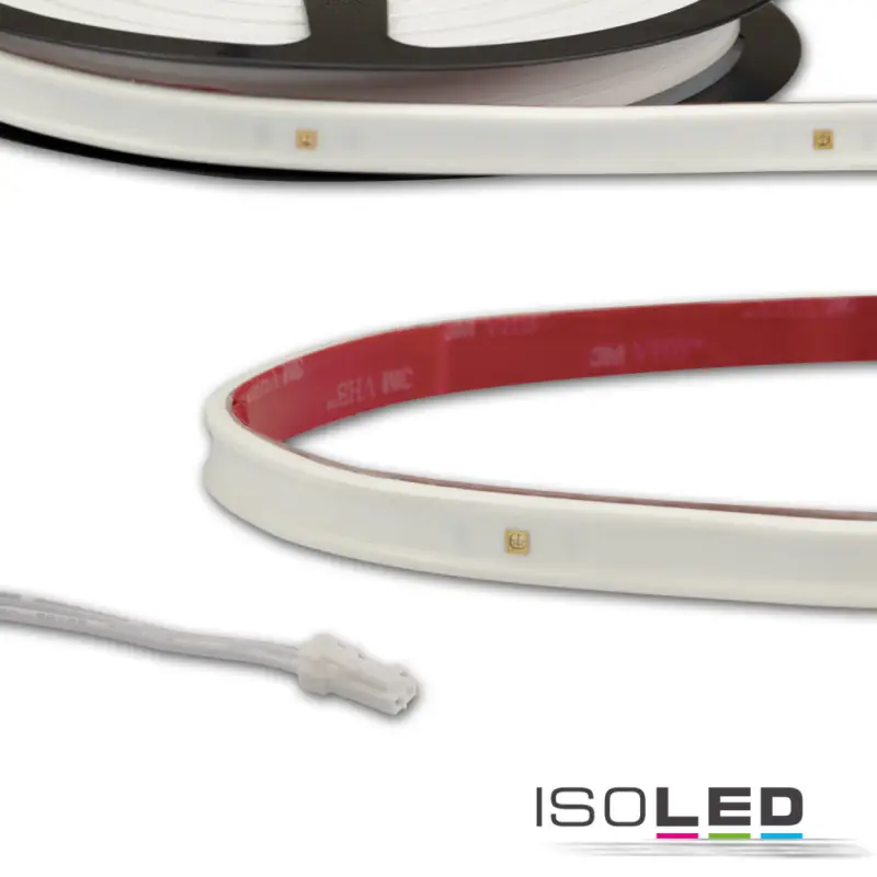 Szuper akció LED UV-C MiniAMP flex. szalag 270nm, 12V DC, 12W, IP54, 116cm, fehér, egyoldalas kábel + maleAMP