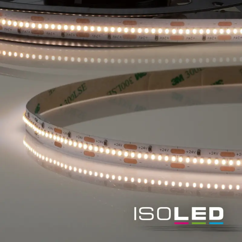 LED CRI940 Linear8 flexibilis szalag, 24V, 22W, IP20, semleges fehér, 350 LED/m Népszerű
