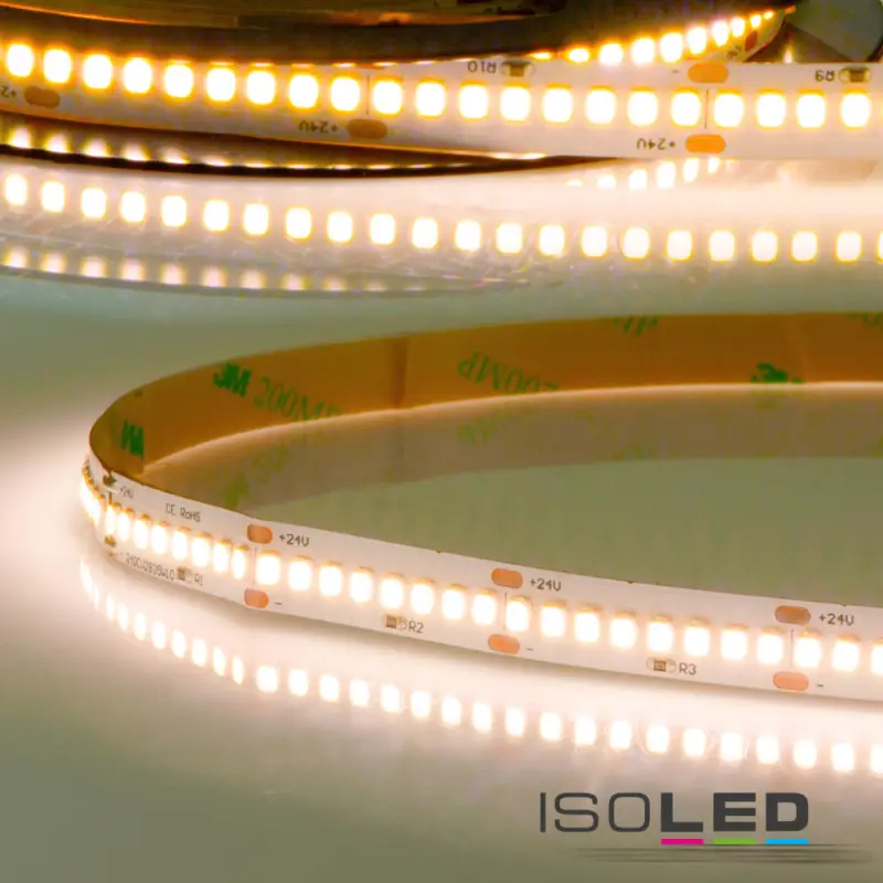 LED HEQ927 flexibilis szalag High Bright, 24V, 22W, IP20, meleg fehér, 240 LED/m Expressz szállítás
