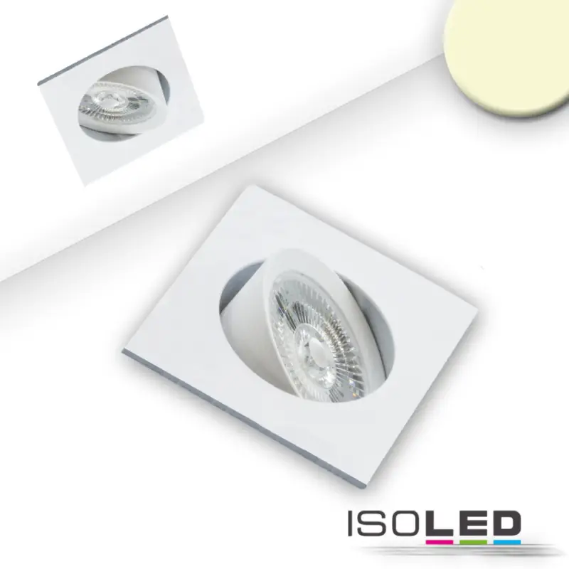 LED süllyesztett lámpa Slim68 fehér, szögletes, 9W, meleg fehér, dimmelheto Vedd meg most