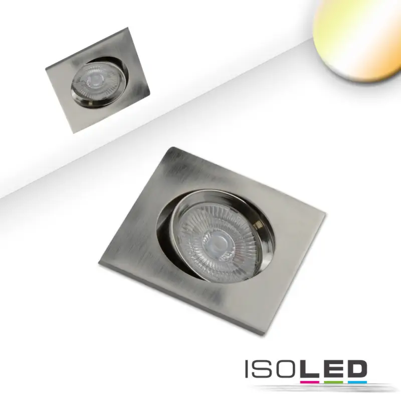 Vedd meg most LED süllyesztett lámpa Sunset Slim68 Alu, szögletes, 9W, 1800-2800K, dim-to-warm
