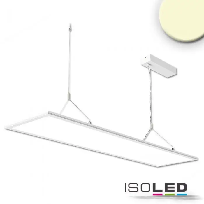 Expressz kézbesítés LED Office függesztett lámpa Up+Down, 20+20W, 30x120cm, fehér, UGR<19, 3000K, DALI dimmelheto