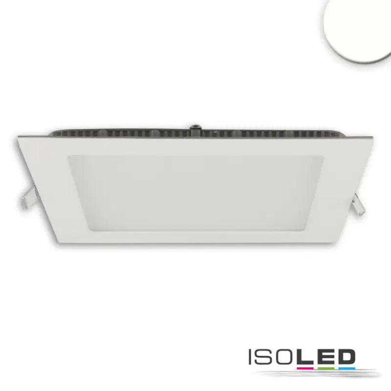 Rendeld meg most LED mélysugárzó, 15W, szögletes, ultra lapos, vakítás-csökkentett, fehér, semleges fehér, dimmel.