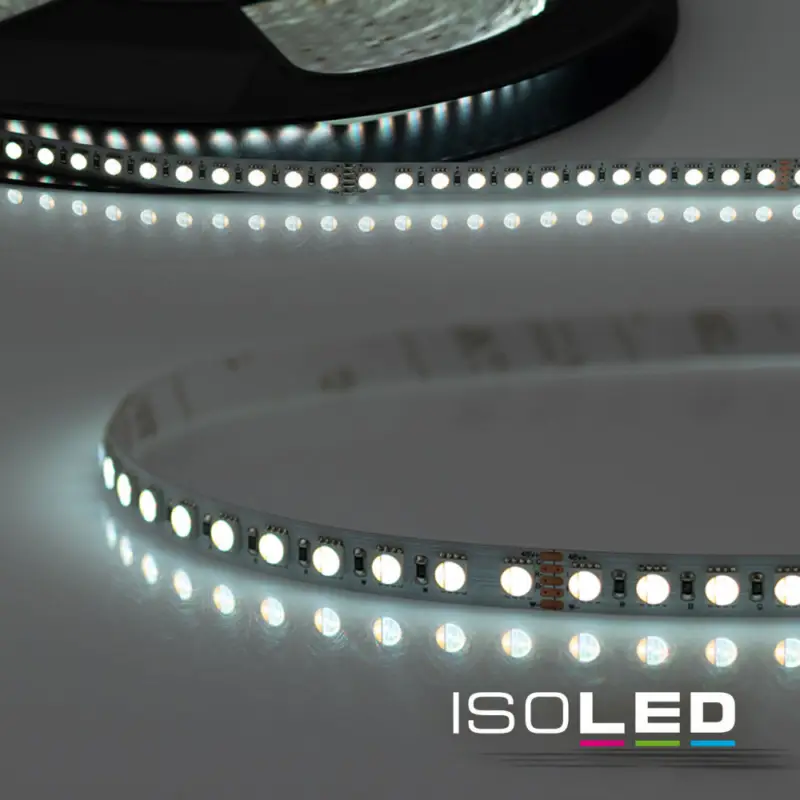 Azonnali szállítás LED RGB+WW 48V flexibilis szalag, 19W, IP20, 20m tekercs, 96 LED/m