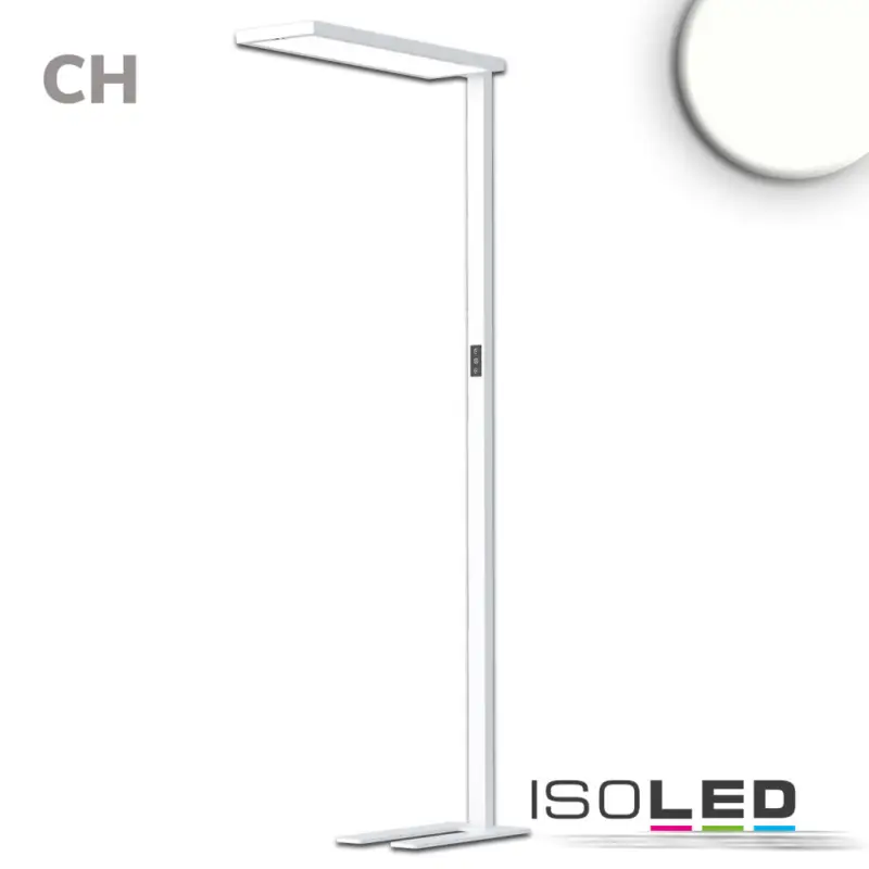 Utolsó esély LED Office Pro szabadon álló lámpa Up|Down, 80W|20W, fehér, UGR<19, seml. fehér, touch-dimm, CH dugó