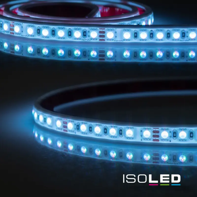 LED AQUA RGB PU lineáris flexibilis szalag, 24V, 14,4W, IP68, 120 LED/m Legkelendőbb