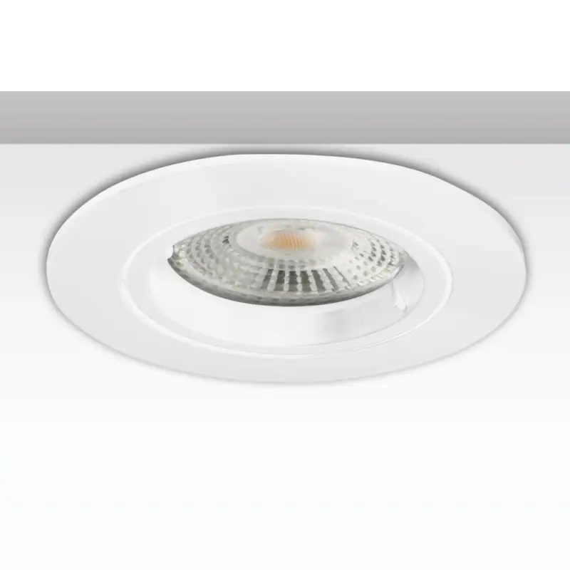 Akciós ár Beépíthési keret kerek, furatkivágás 68mm, fehér, GU10/MR16 spotokhoz
