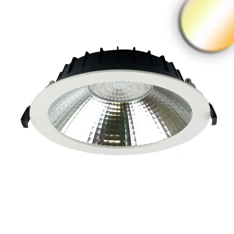 LED Downlight reflektor 9W, 60°, 150lm/W, UGR<19, Colorswitch 3000|4000|6000K, dimmelheto Legkelendőbb