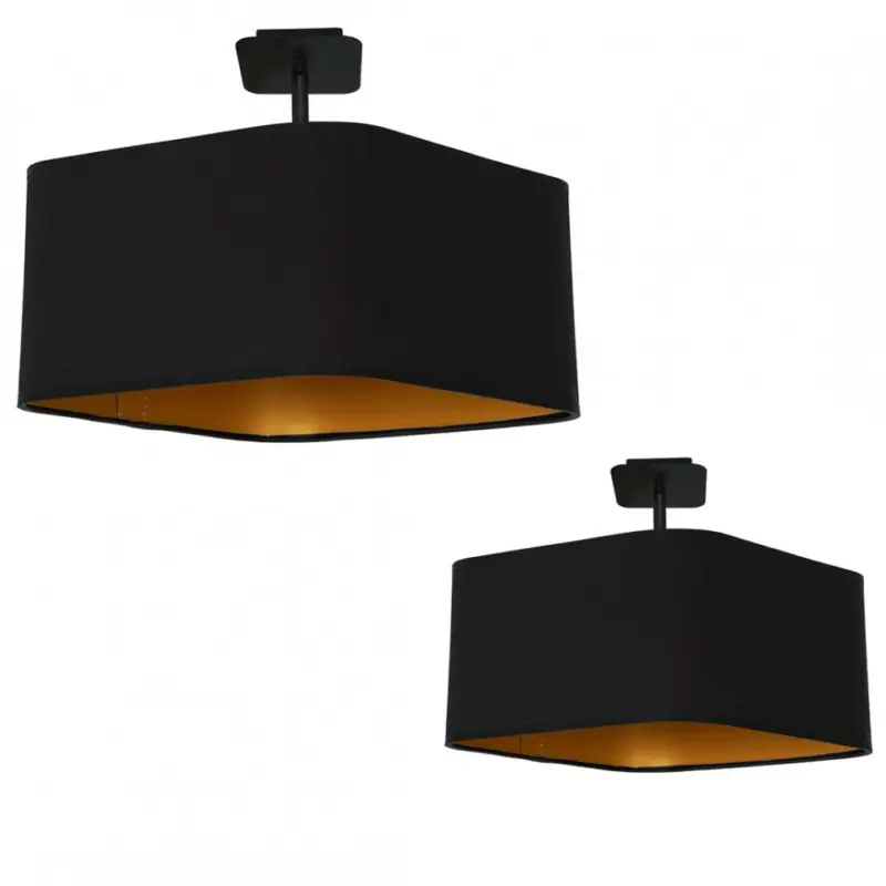 Korlátozott ajánlat Mennyezeti lámpa NAPOLI BLACK/GOLD 1xE27