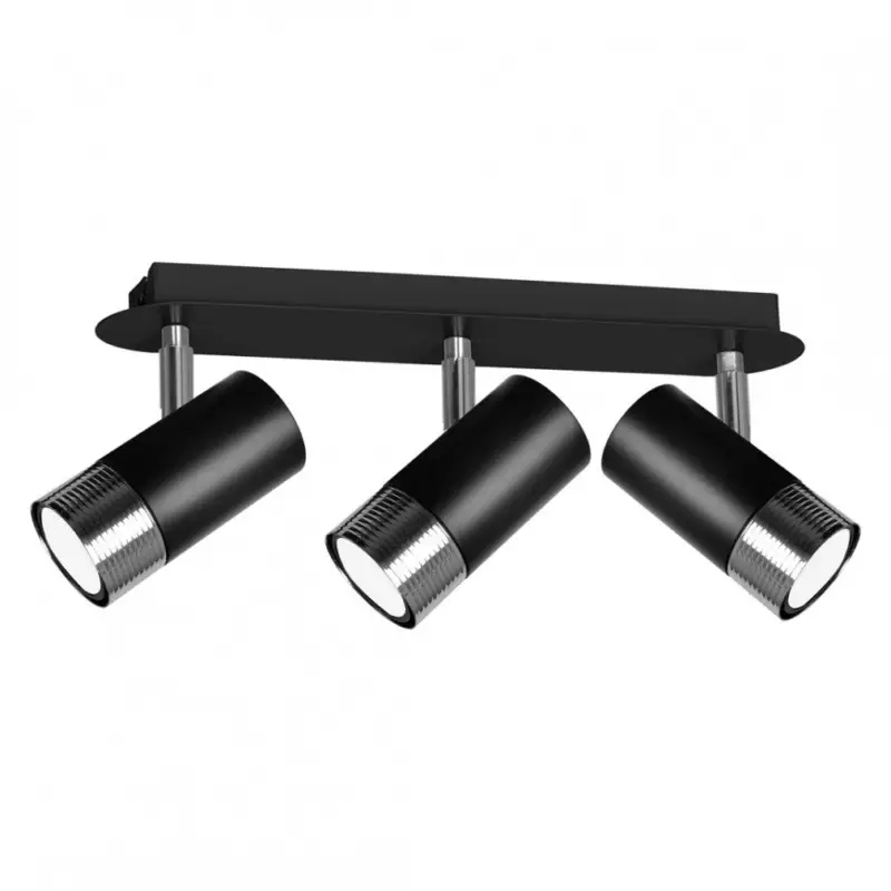 Mennyezeti lámpa DANI BLACK/CHROME 3xGU10 Korlátozott ajánlat