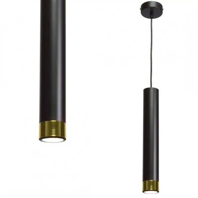 Függesztett lámpa DANI BLACK/GOLD 1xGU10 Biztonságos vásárlás