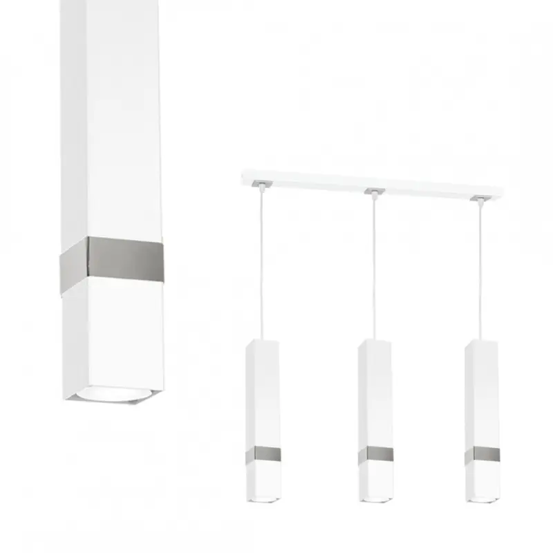 Gyors kiszállítás Függesztett lámpa VIDAR WHITE/CHROME 3xGU10