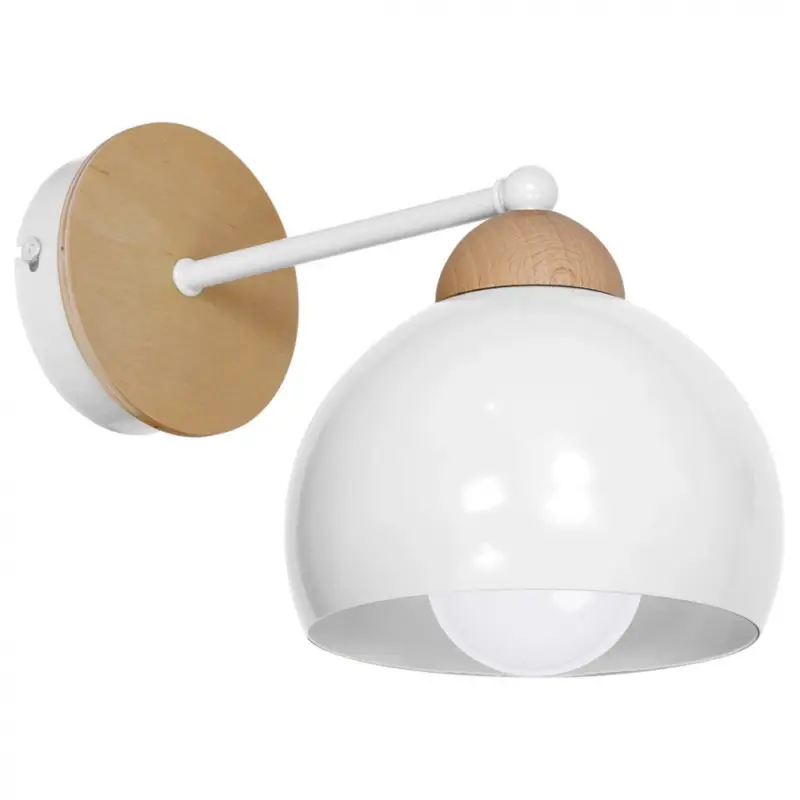 Korlátozott ajánlat Fali lámpa DAMA WHITE 1xE27