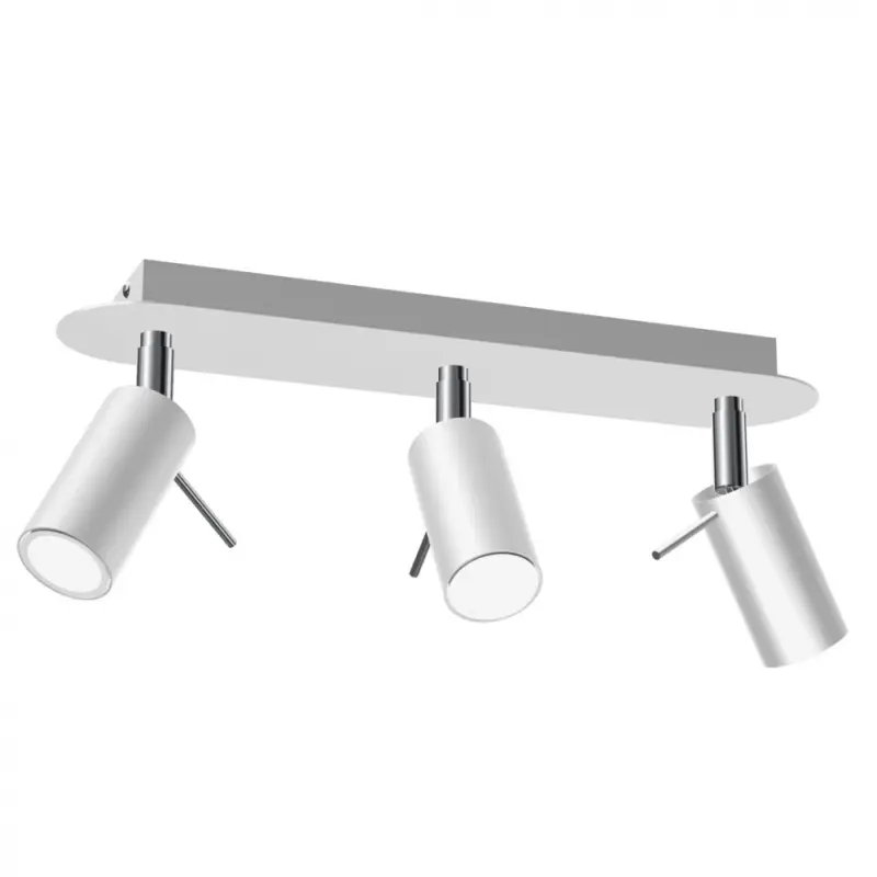 Mennyezeti lámpa PRESTON WHITE/CHROME 3x mini GU10 Legnépszerűbb