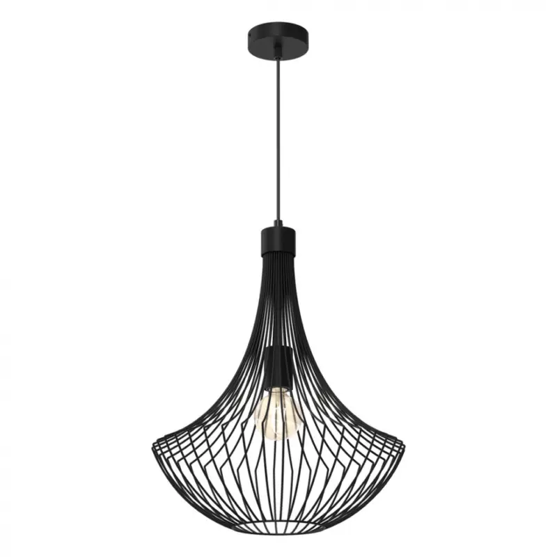 Függesztett lámpa CESTA BLACK 1xE27 Olcsó
