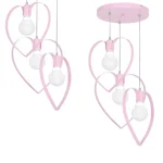 Biztonságos vásárlás Függesztett lámpa AMORE PINK 3xE27