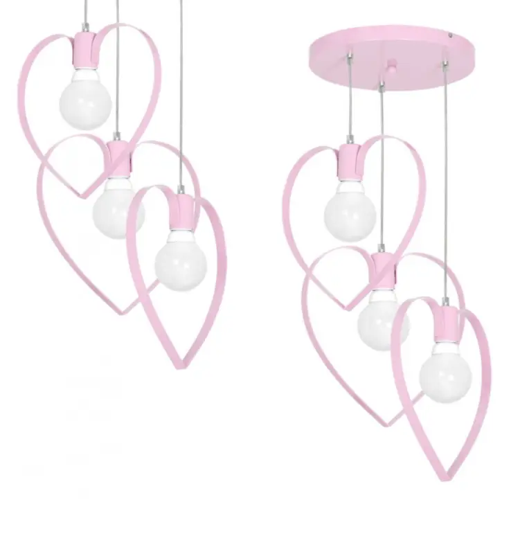 Biztonságos vásárlás Függesztett lámpa AMORE PINK 3xE27