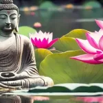 Különleges tavi meditáció - vászonkép Exkluzív ajánlat