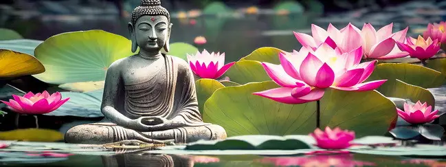 Különleges tavi meditáció - vászonkép Exkluzív ajánlat