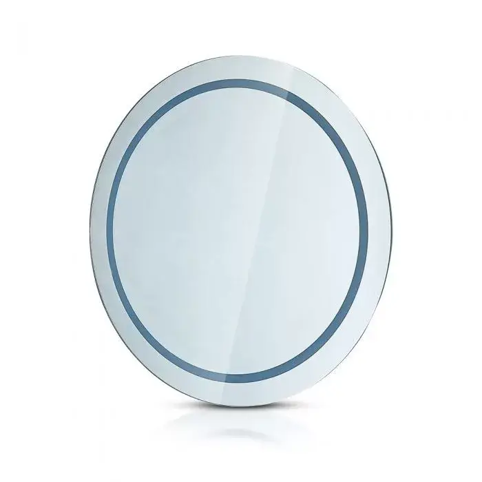 V-TAC LED Fali tükörvilágítás kapcsolóval, kör forma 38W IP44 6400K - króm - 40481 Szuper ajánlat