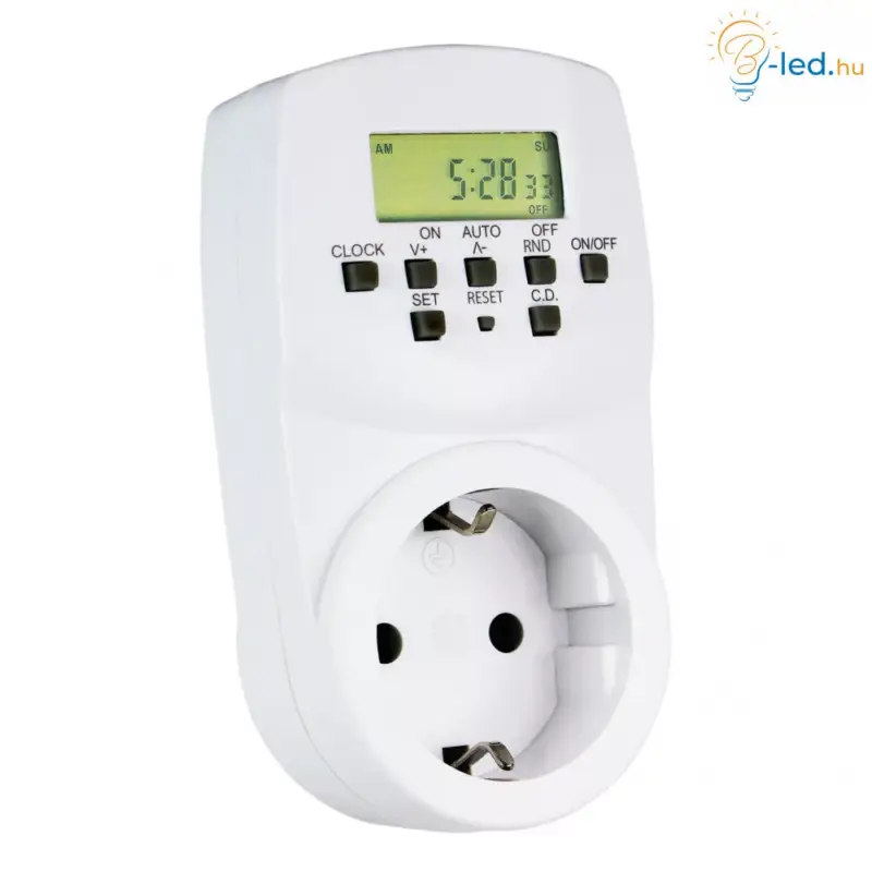 Bestseller Commel Digitális Időkapcsoló, LCD Kijelző 16A, 3500W - 261-103