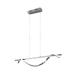 Vedd meg online Trio ISABEL függeszték fém, króm, LED, 4000K, 26W, 3000lm - R32201106