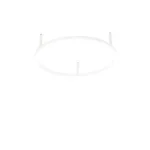 Végkiárusítás Ideallux ORACLE SLIM PL D050 ROUND ON-OFF WH mennyezeti lámpa fém, műanyag, fehér, opál, LED, 29W, 3400lm, 4000K - 341910