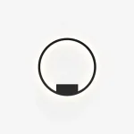 Végkiárusítás Maytoni RIM fali lámpa fém, műanyag, fekete, fehér, LED, 23W, CCT - MOD058WL-L25BK