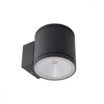 Végkiárusítás Redo ETA kültéri fali lámpa fém, üveg, szürke, áttetsző, LED, 3000K, 6W, 530lm, IP54 - 9594