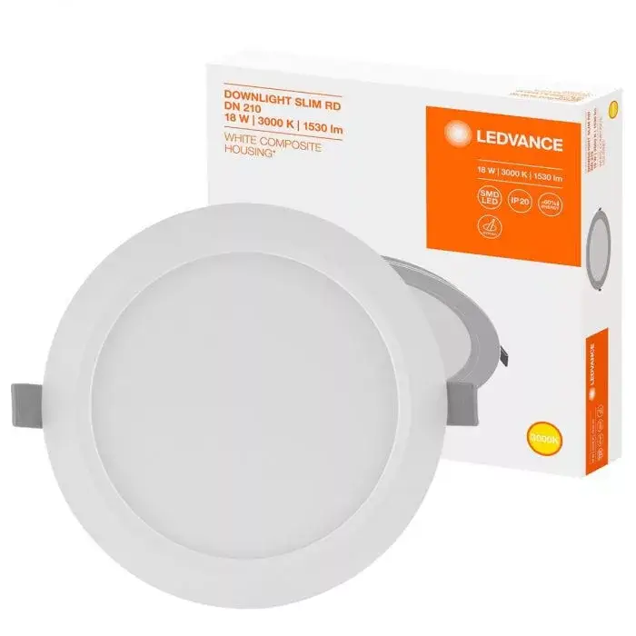 Kiárusítás Süllyesztett LED panel 12W 6500K DOWNLIGHT Slim DN155 LEDVANCE kerek