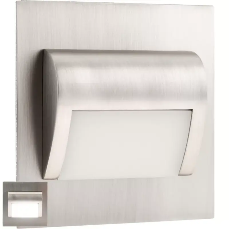 Vásárlói kedvenc Lépcső lámpatest DECORUS 9 LED 1,2W Satin ProVero Cold