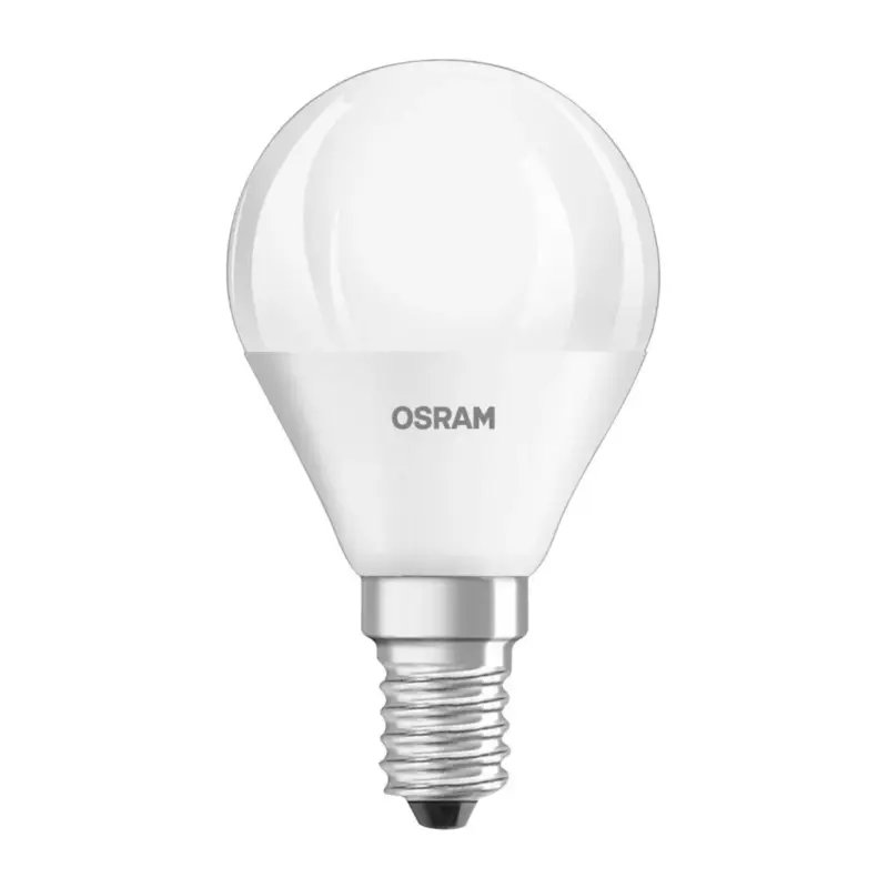 Árcsökkenés E14 Gömb P45 LED izzó 5W = 40W 470lm 4000K semleges 180° OSRAM érték