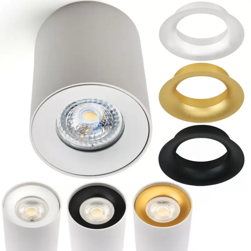 Vásárlói kedvenc HALOGÉN felületre szerelhető SPOT TUBA lámpatest LED GU10 TRIO White KOBI-hoz