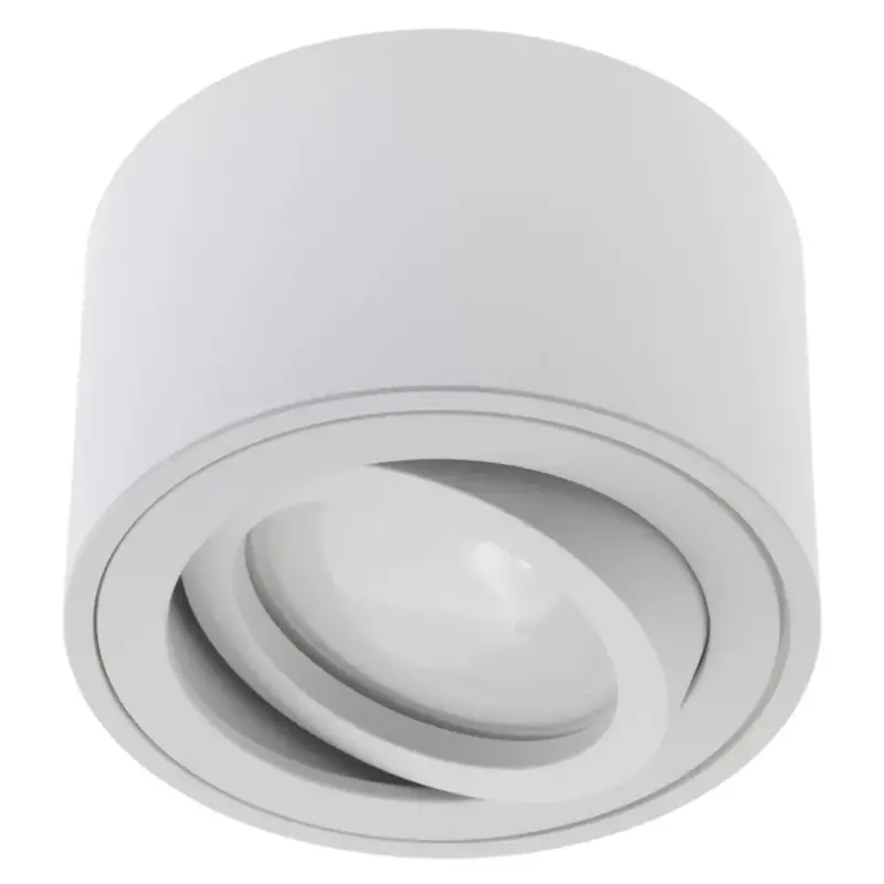 Biztonságos vásárlás Felületre szerelhető HALOGÉN pontcsöves rögzítő AMAT-S kerek fehér 50mm LUMILED