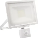 Különleges ajánlat LED reflektor 30W 2400lm 6000K IP44 fehér LED2B KOBI MHC mozgásérzékelővel
