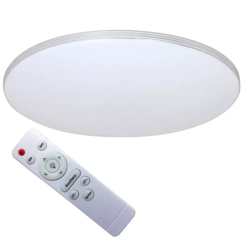 Árcsökkenés LED mennyezeti lámpa távirányítóval SIENA 72W 3000-6000K 55 cm IP20 Fém és műanyag Milagro