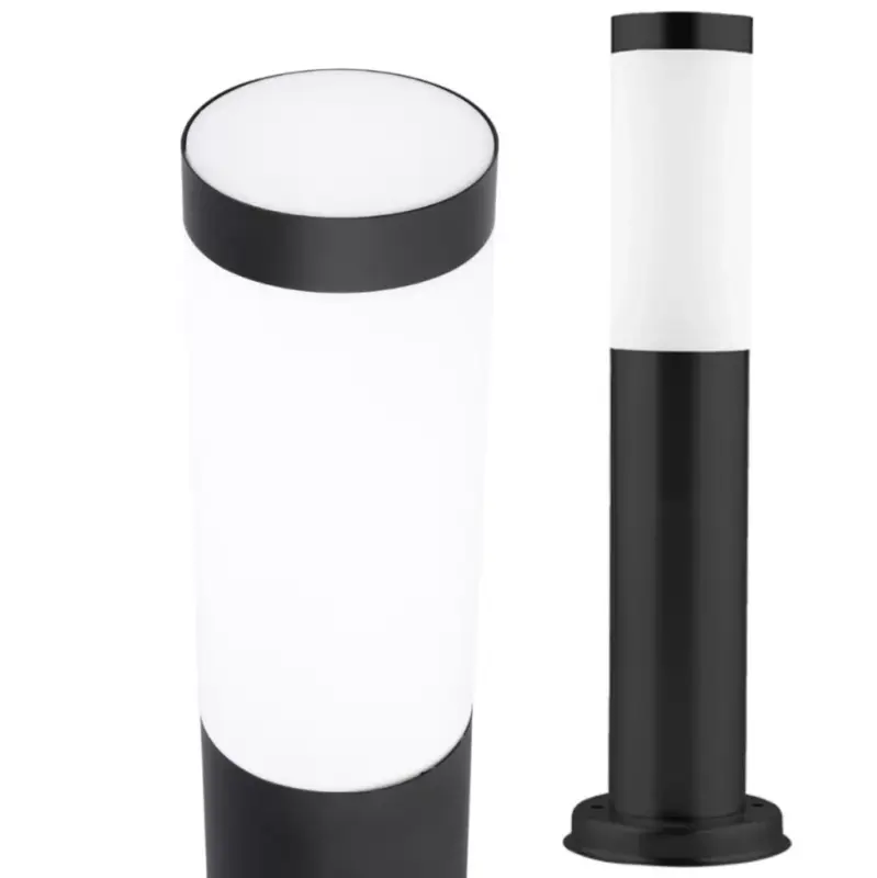 Prémium Kültéri kerti lámpa E27 BLACK POST 45cm Lilium Lumiled