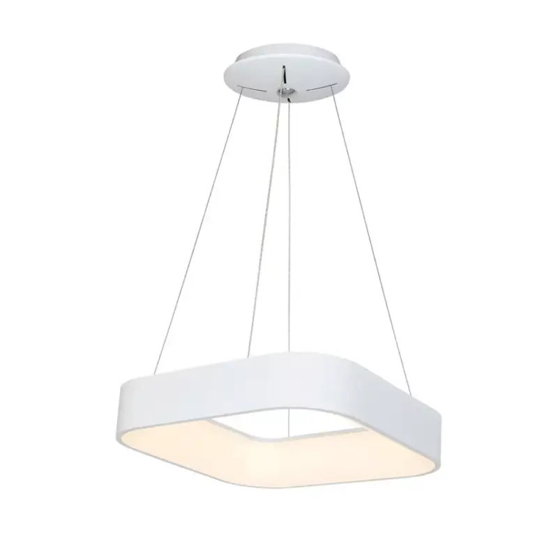 Akciós ár ASTRO függesztett lámpa 24W LED négyzet alakú ernyő fehér ML569 fém + akril