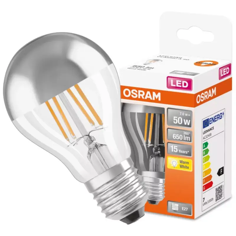 E27 A60 LED izzó 6,5W = 34W 650lm 2700K OSRAM Akció