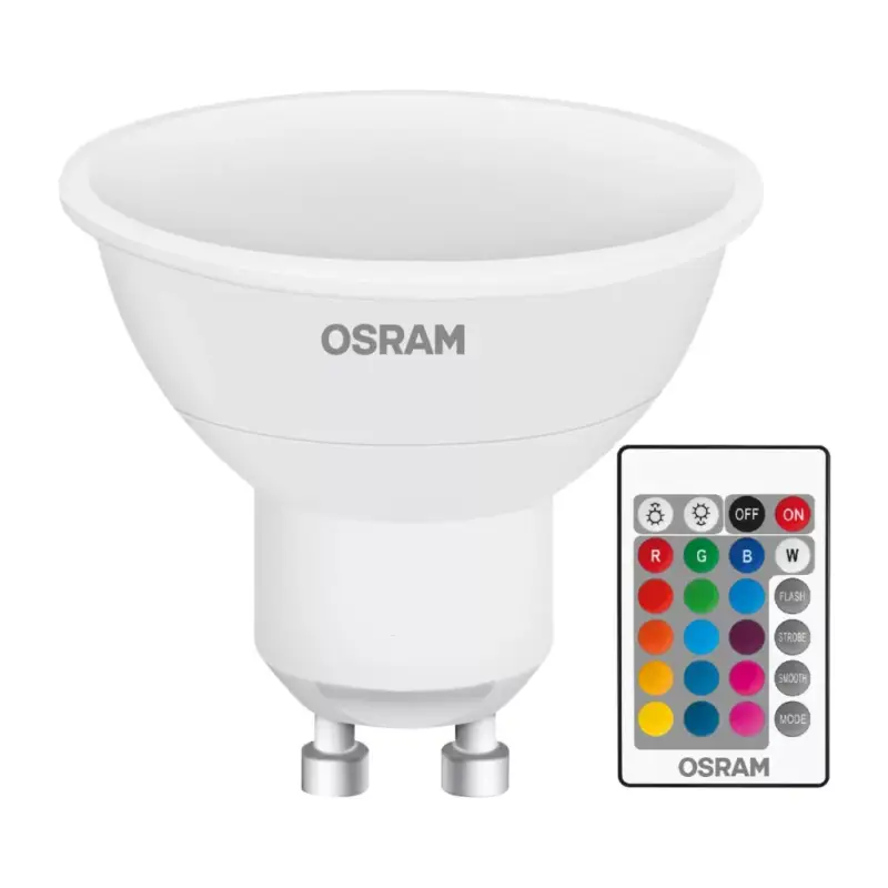 Szuper akció GU10 LED izzó 4,5 W = 25 W 250 lm RGBW 120° OSRAM Star Pilot