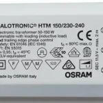 Népszerű Halogén tápegység fázisvezérlő fázis dimmer 50-150W 11,4-11,5V OSRAM Compact