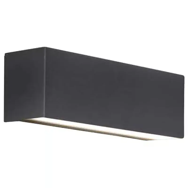STRAIGHT 6350 Nowodvorski grafit fali lámpa E14 hosszúkás fali lámpa hossza 26 cm minimalista Olcsó