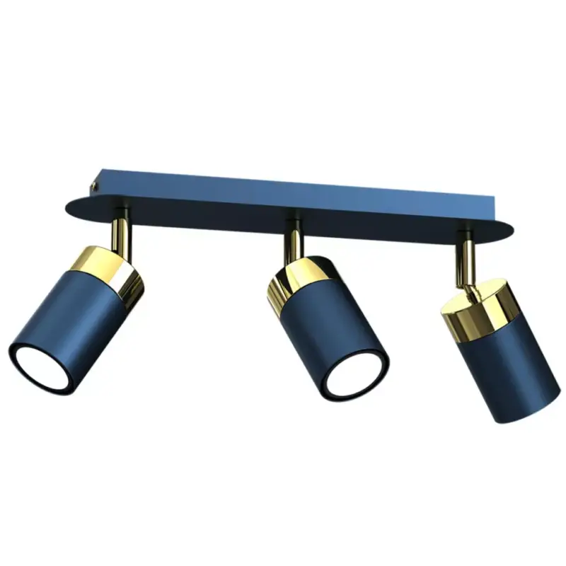 JOKER BLUE GOLD mennyezeti lámpa 3 x GU10 MILAGRO Fém modern stílusban Ajánlat
