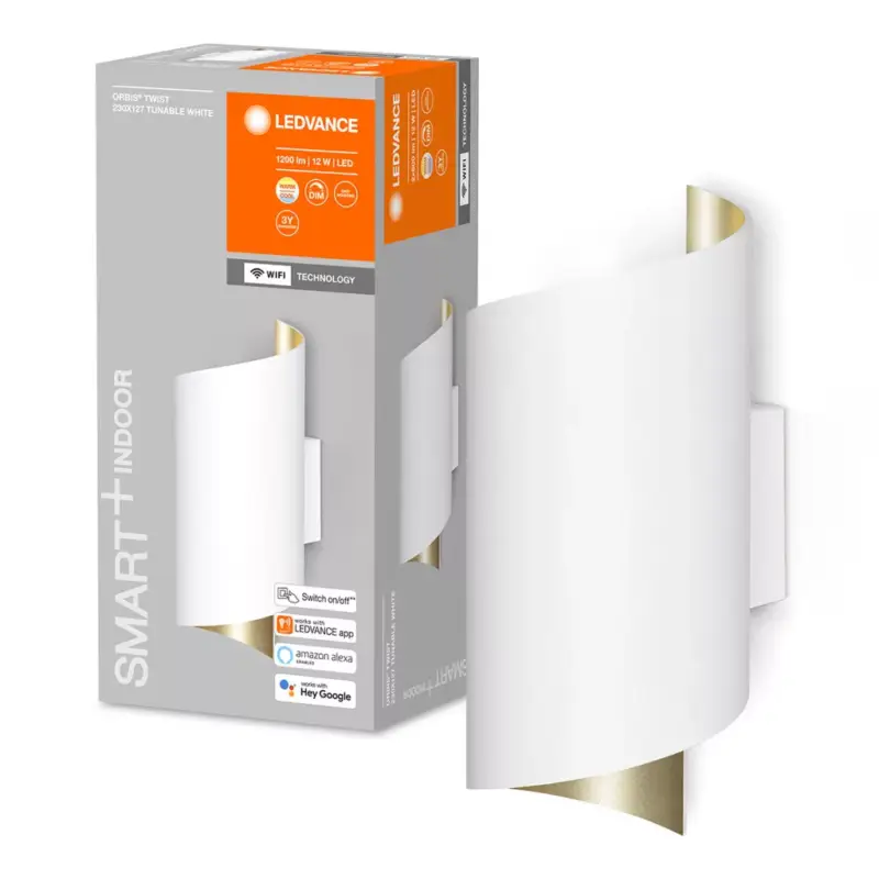 SMART+ WIFI fali lámpa Smart fali lámpa 12W ORBIS TWIST WHITE LEDVANCE Legjobb ár
