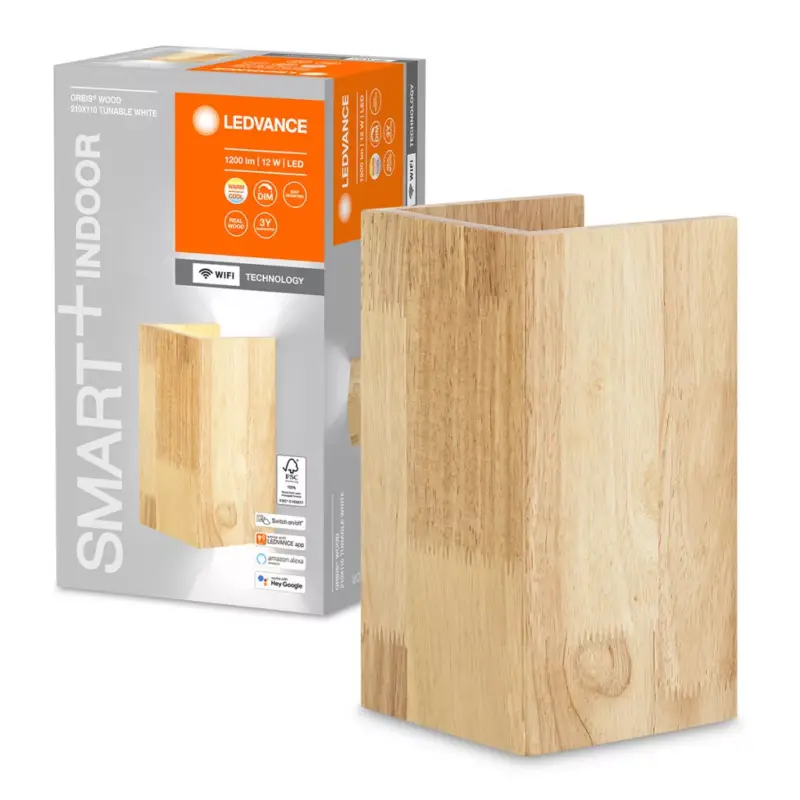 SMART+ WIFI fali lámpa Smart fali lámpa 12W ORBIS SWAN WOOD LEDVANCE Utolsó esély