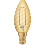 Biztonságos vásárlás LED izzó E14 BW35 1.5W = 12W 120lm 2400K 300° Izzószál OSRAM Vintage 1906