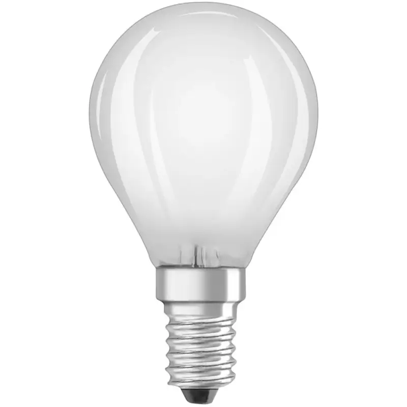 Gyors kiszállítás E14 P45 LED izzó 4W = 40W 470lm 6500K hideg 300° OSRAM STAR izzószál